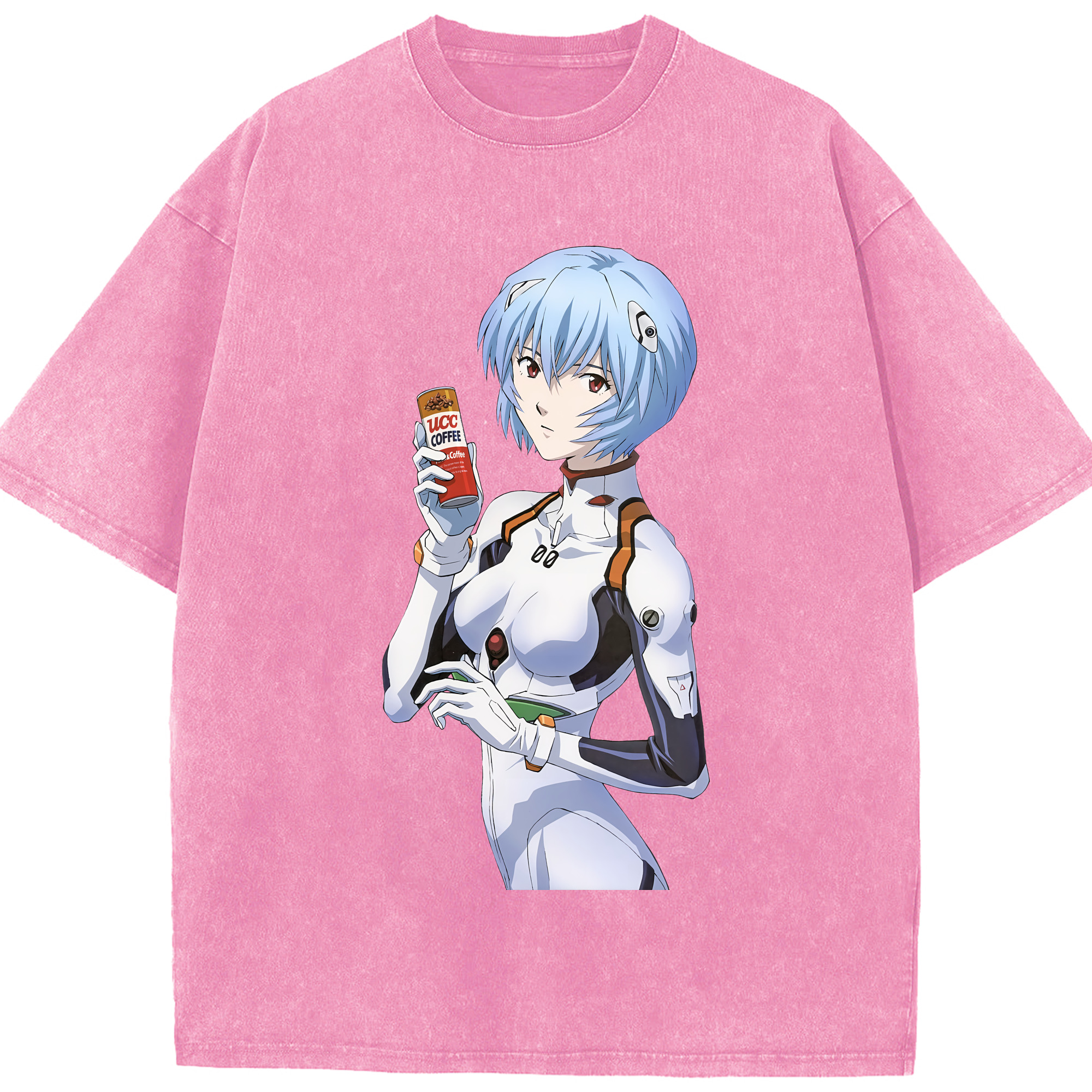 （画像用） EVA 新世紀エヴァンゲリオン 綿100% ヴィンテージ風 半袖Tシャツ（フロントプリント）